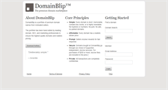 Desktop Screenshot of domainblip.com