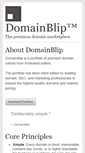 Mobile Screenshot of domainblip.com