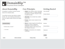 Tablet Screenshot of domainblip.com